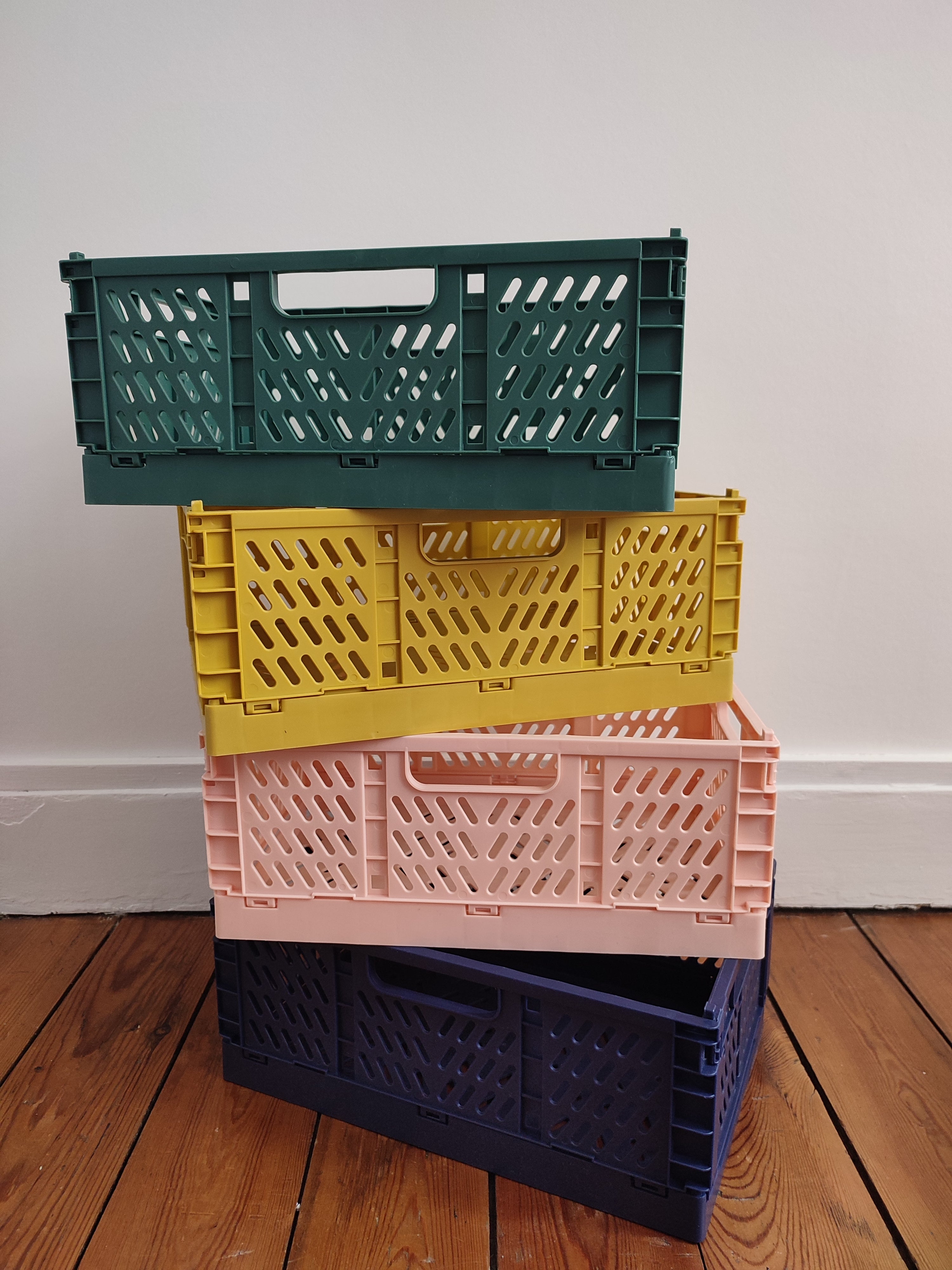 Caisse de rangement pliable Rose