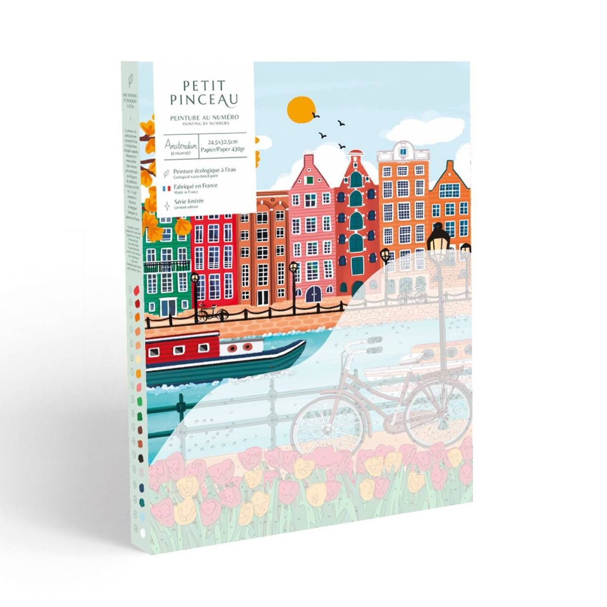 Petit Pinceau - Coffret Peinture aux Numéros - Amsterdam par Nidhi Kachhadiya