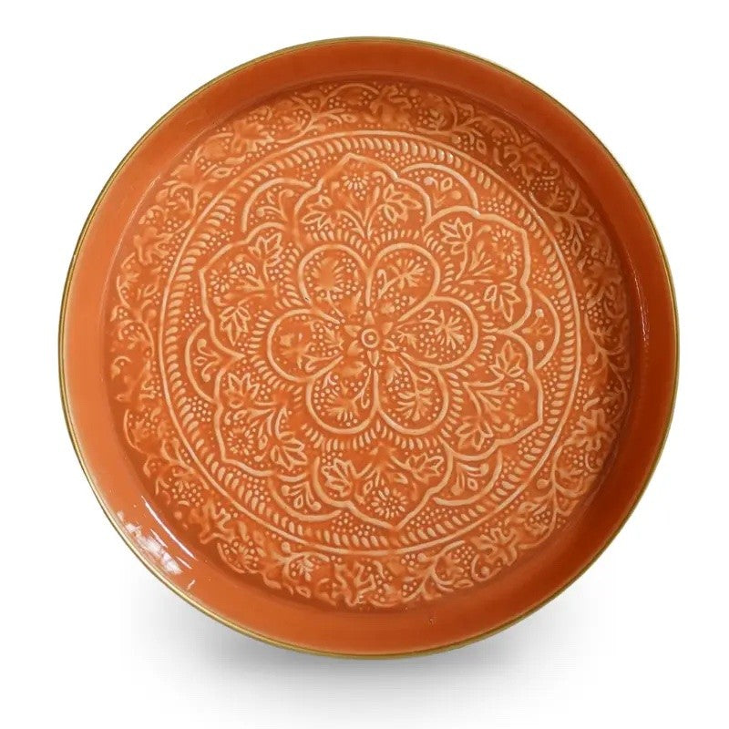 Bazardeluxe - Plateau Berbère Terracotta - 35cm