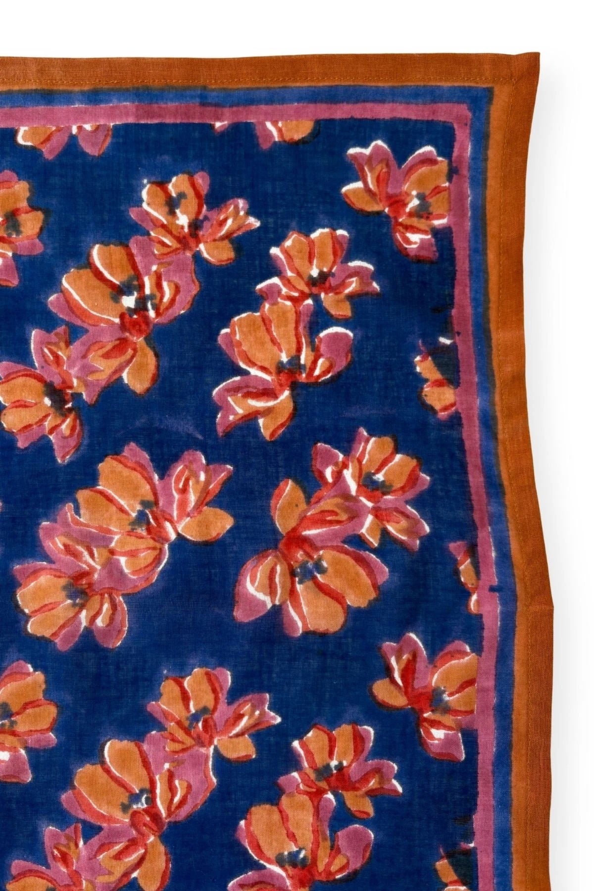 Apaches Collections - Big Foulard Dupatta - Violeta Navy