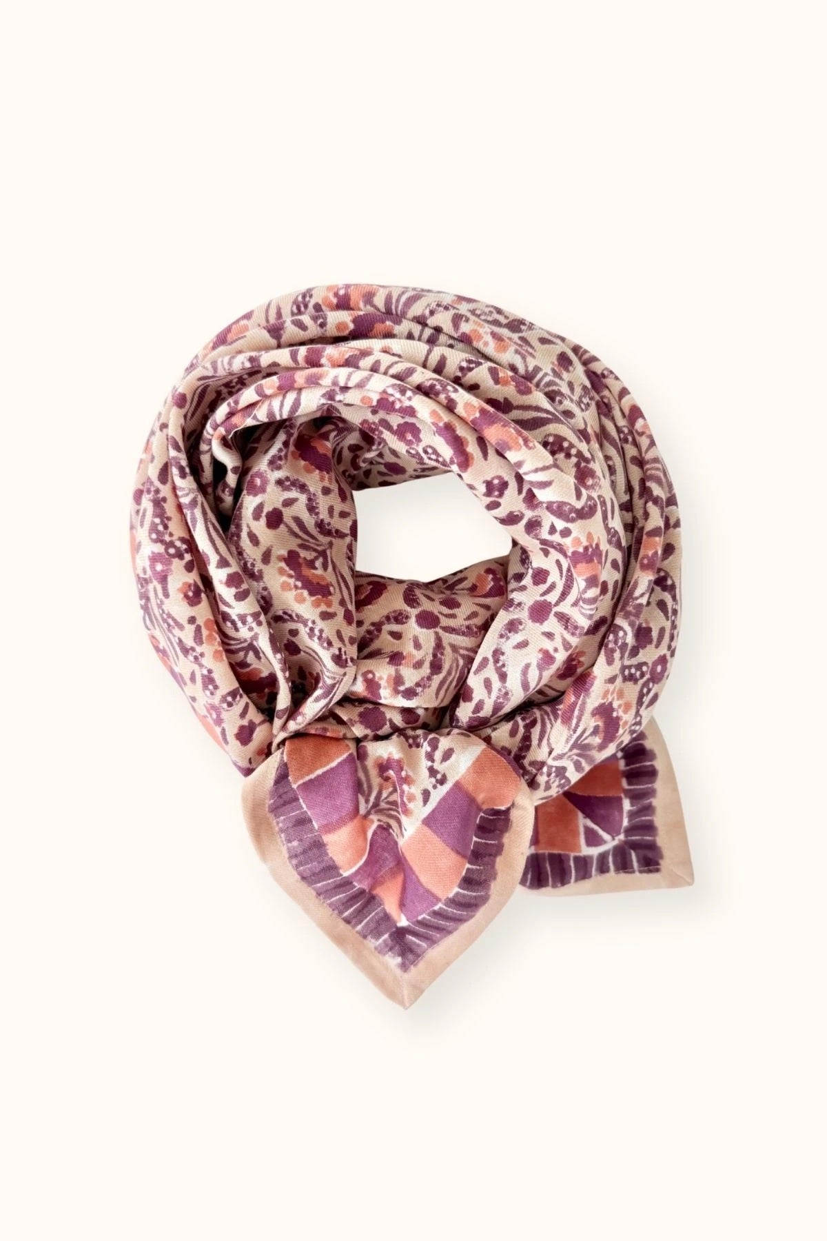 Apaches Collections - Big Foulard Latika - Cactus Macadamia
