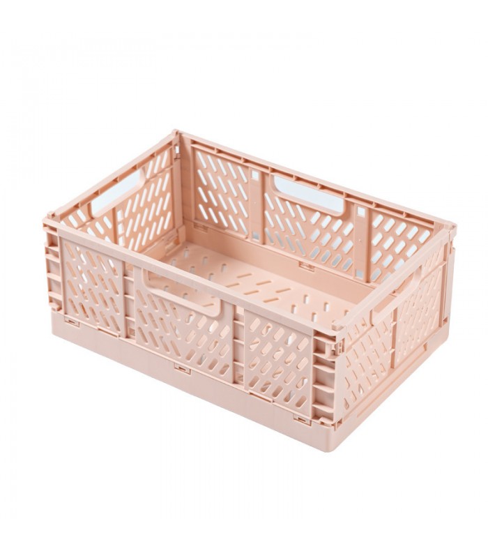 Caisse de rangement pliable Rose