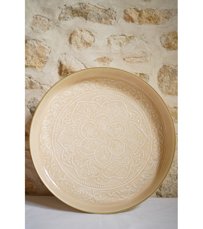 Plateau Berbère Nude 45cm