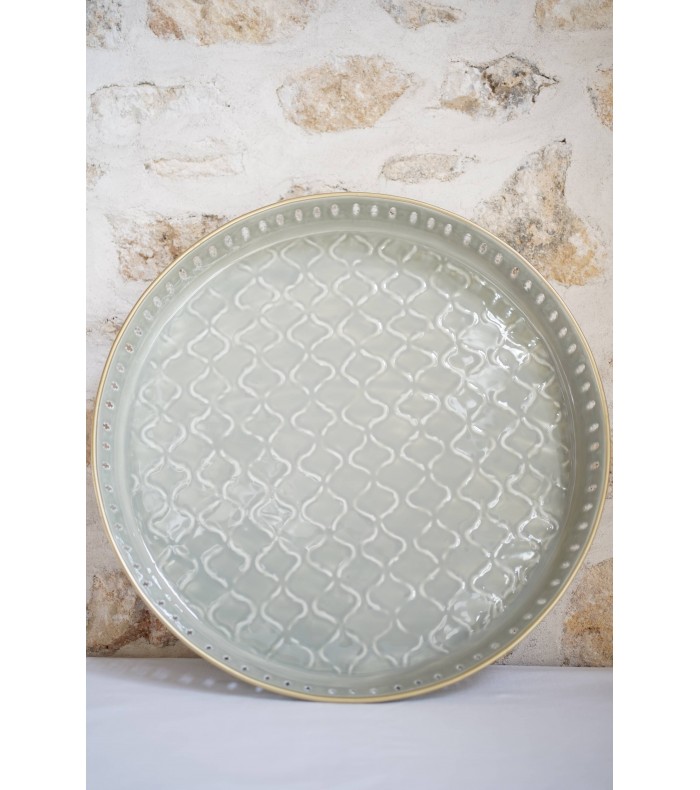 Plateau Riviera Grey 45cm