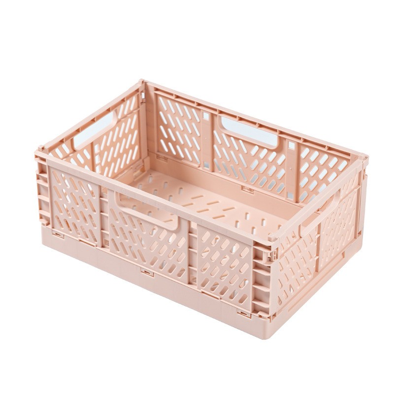 Caisse de rangement pliable Rose