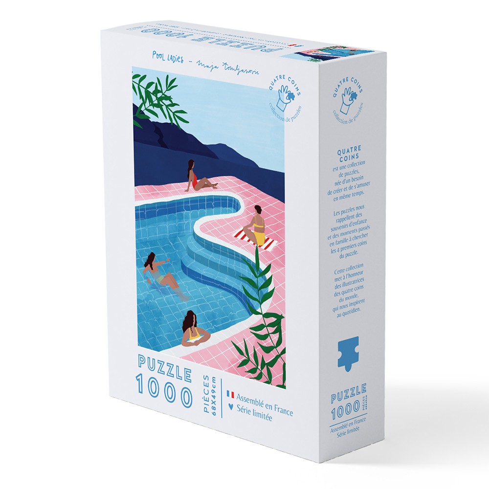 La Petite Epicerie - Puzzle 1000 pièces - Pool Ladies par Maja Tomljanovic