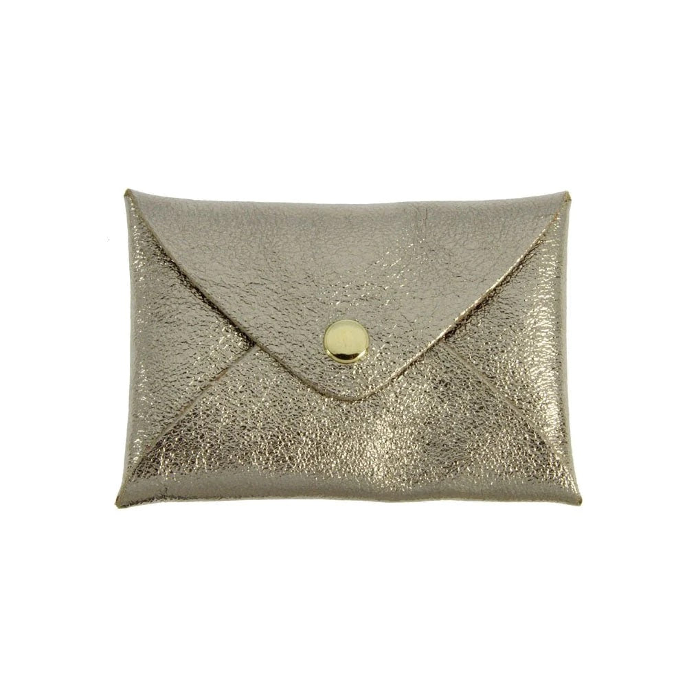 Les Cleias - Porte-cartes en cuir - Acier