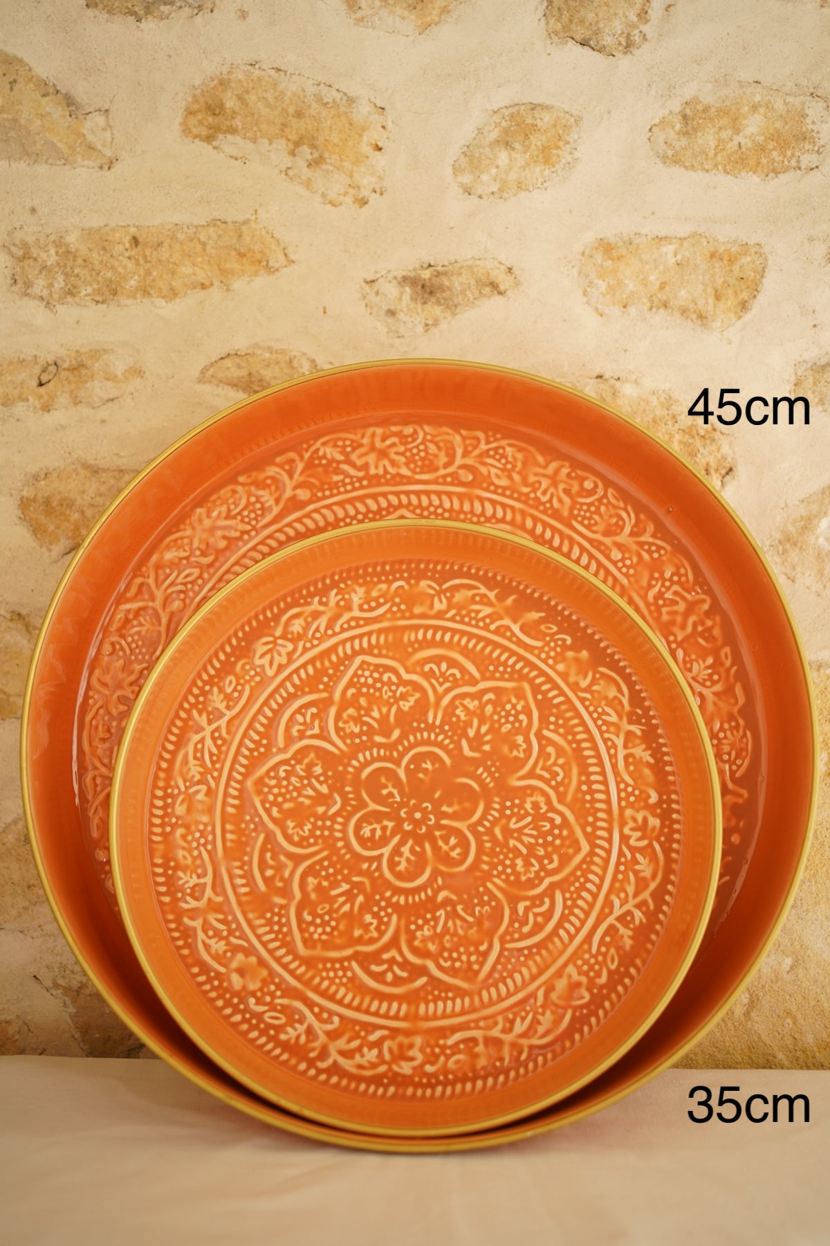 Bazardeluxe - Plateau Berbère Terracotta - 35cm