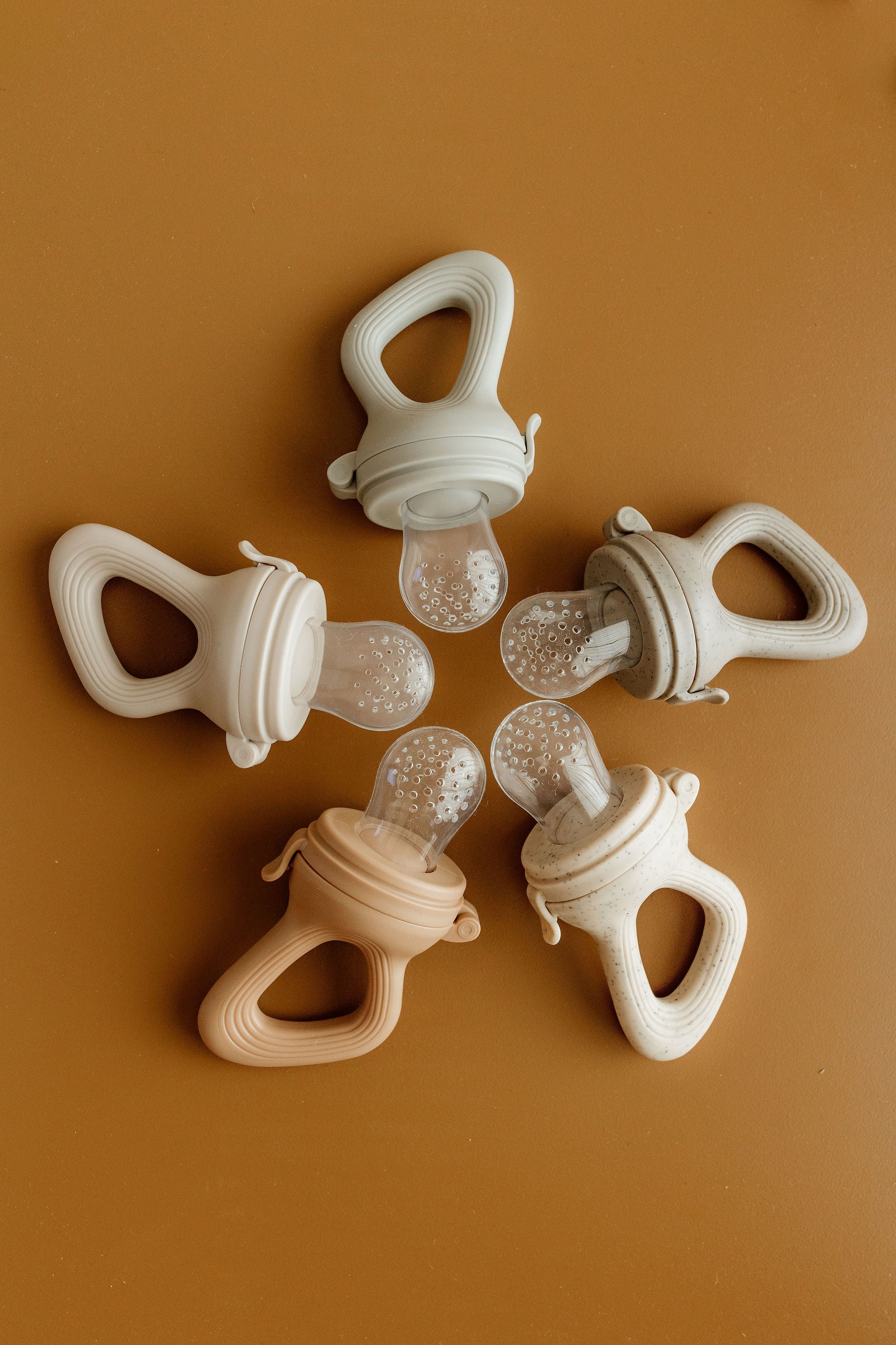 Zakuw - Tétine Grignoteuse bébé - Silicone alimentaire sans BPA - Argile